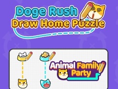 Jwèt Doge Rush : Draw Home Puzzle