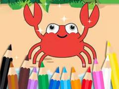 Jwèt Coloring Book: Happy Crab