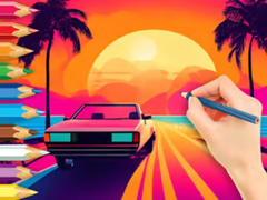 Jwèt Coloring Book: Sunset Driving