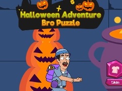 Jwèt Halloween Adventure Bro Puzzle