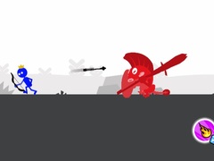 Jwèt Red And Blue - Stickman Spy Puzzles 