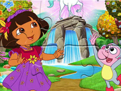 Jwèt Jigsaw Puzzle: Dora Wonderland