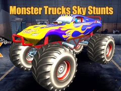 Jwèt Monster Trucks Sky Stunts