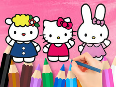 Jwèt Coloring Book: Hello Kitty With Friends