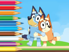 Jwèt Coloring Book: Bluey And Bingo Holiday