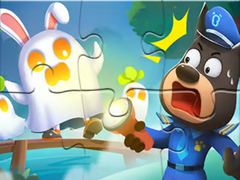 Jwèt Jigsaw Puzzle: Baby Panda Haunted Town