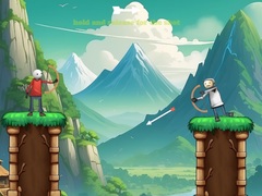Jwèt Stickman Archer Wars