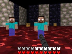 Jwèt Herobrine's Catacombs 3D