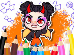 Jwèt Coloring Book: Avatar World Cute Devil