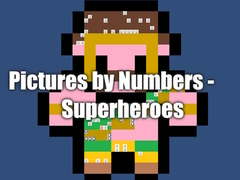 Jwèt Pictures by Numbers - Superheroes