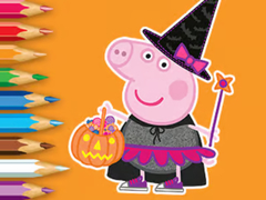 Jwèt Coloring Book: Peppa Pig Halloween