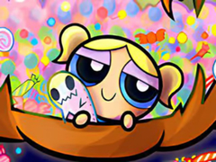 Jwèt Jigsaw Puzzle: Powerpuff Girl Halloween
