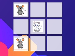 Jwèt Tic-tac-toe Mouse Vs Cat