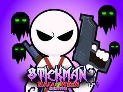 Jwèt Stickman Halloween Survive