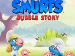 Jwèt Smurfs Bubble Shooter Story