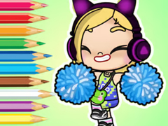Jwèt Coloring Book: Avatar World Cheerleader