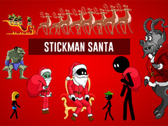 Jwèt Stickman Santa