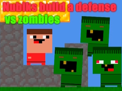 Jwèt Nubiks build a defense vs zombies