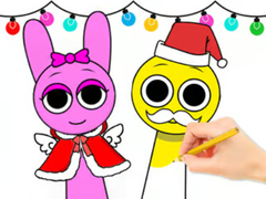 Jwèt Coloring Book: Sprunki Christmas