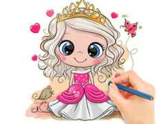 Jwèt Coloring Book: Chibi Doll Princess