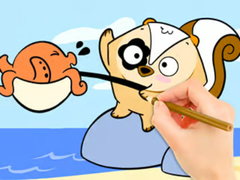Jwèt Coloring Book: Fishing Surprise