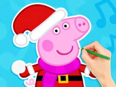 Jwèt Coloring Book: Peppa Pig Snowman