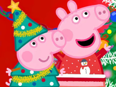 Jwèt Jigsaw Puzzle: Peppa Pig Christmas Preparation