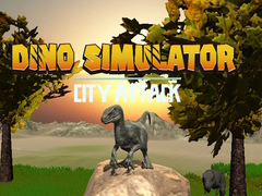 Jwèt Dino Simulator City Attack