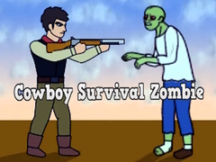 Jwèt Cowboy Survival Zombie