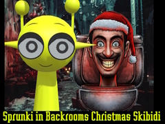 Jwèt Sprunki in Backrooms Christmas Skibidi 