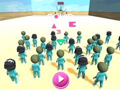 Jwèt Squid Game Race 3d
