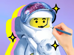 Jwèt Coloring Book: LEGO Astronaut