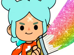 Jwèt Coloring Book: Toca Boca Rita