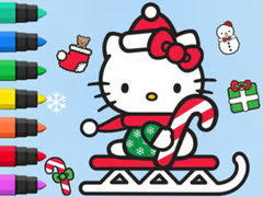 Jwèt Coloring Book: Hello Kitty Christmas