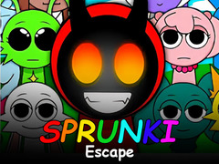 Jwèt Sprunki 3D Escape