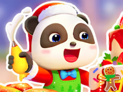 Jwèt Jigsaw Puzzle: Baby Panda Christmas Chef