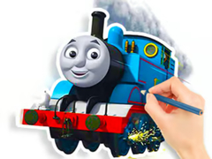 Jwèt Coloring Book: Thomas