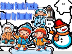 Jwèt Sticker Book Puzzle: Color By Number