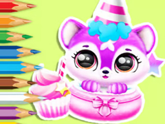 Jwèt Coloring Book: Baby Fluff's Birthday