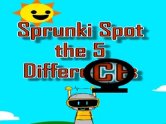 Jwèt Sprunki Spot the 5 Differences