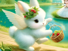 Jwèt Jigsaw Puzzle: Angel Bunny