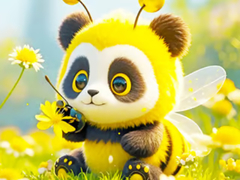 Jwèt Jigsaw Puzzle: Panda Bee