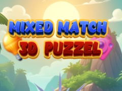 Jwèt Mixed Match 3d Puzzle
