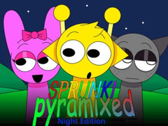 Jwèt Sprunki Pyramixed: Night Edition