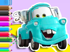 Jwèt Coloring Book: Mater Cars