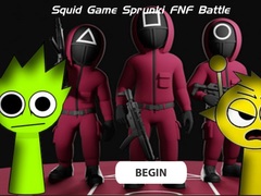 Jwèt Squid Game Sprunki Fnf Battle