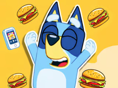 Jwèt Jigsaw Puzzle: Burger Dog Bluey