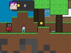 Jwèt Squid Escape But Blockworld