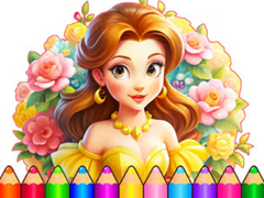 Jwèt Coloring Book: Flower Dress Up