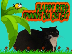 Jwèt Flappy Bird Spinning oia oia Cat